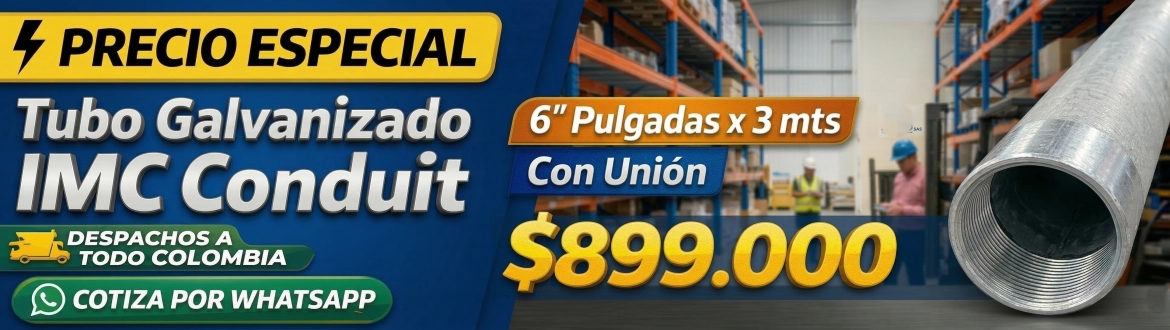 Tubo Galvanizado IMC Conduit 6