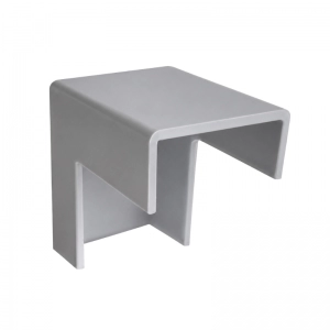 Ángulo Externo 100 x 45 mm Gris
