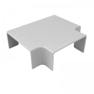 Derivación en T 100 x 45 mm Gris