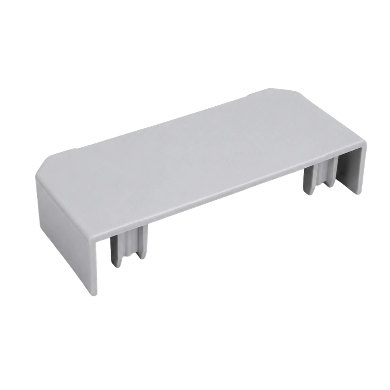 Tapa Final Canaleta 100 x 45 mm Gris