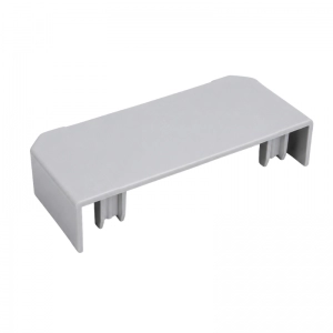 Tapa Final Canaleta 100 x 45 mm Gris