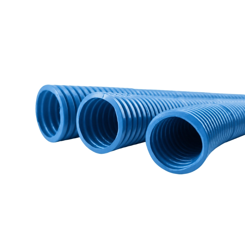 Coraza Industrial Cerrada Diametro 32mm Rollo 25m Color Azul