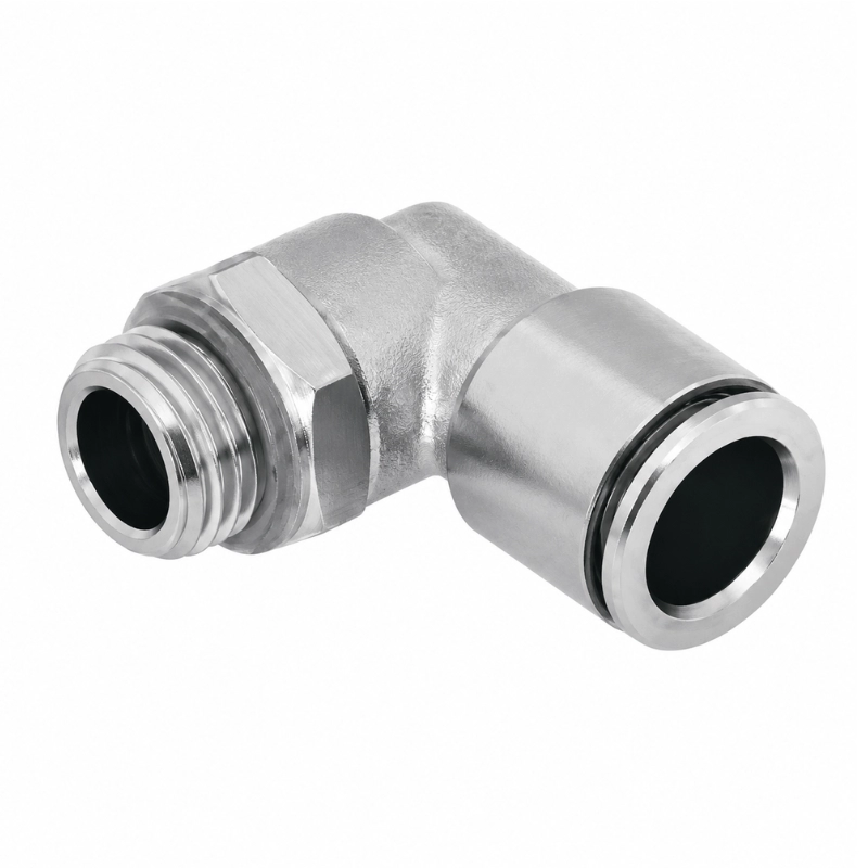 Racor Roscado Metrico NPQH-L Rosca 3/8