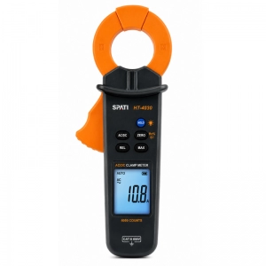 Pinza detectora de fugas portátil HT77C, LCD 4 Dígitos, 6000 cuentas