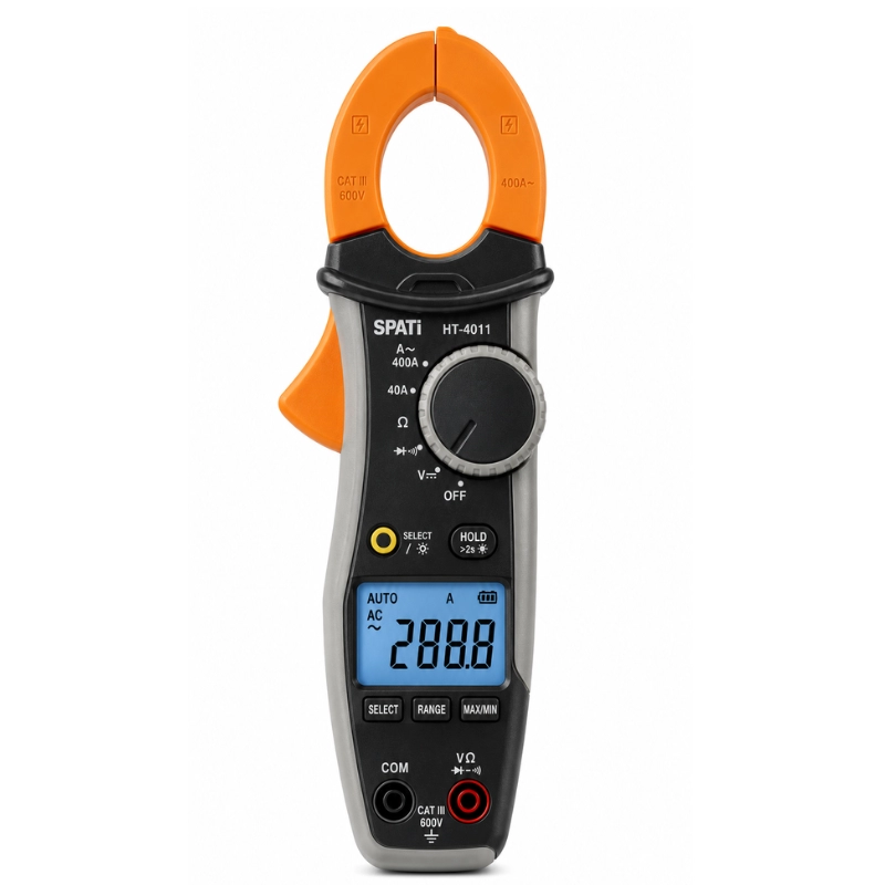 Pinza voltimperimetrica digital profesional True RMS HT9015, máximo 600A