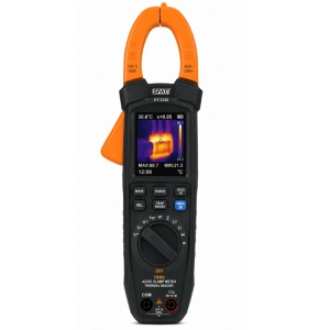 Pinza medidora de potencia digital profesional TRMS HT9025T, TFT a color, 6000 cuentas