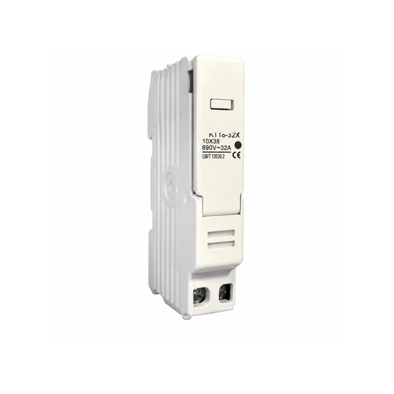 Portafusible Cilíndricos Montaje En Riel DIN 1 Polo 32A