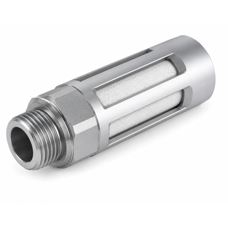 Silenciador neumático modelo U F-2309 en material plástico, rosca G3/8