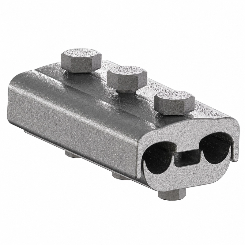 Conector De Tres Pernos Lp Der 1/0-795 Aluminio - Aluminio (18,8 Mm - 32 Mm)