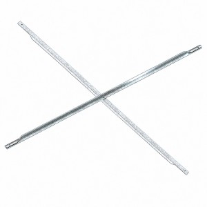 Diagonal De Arriostramiento En X De 3 X 1/4 X 4 M Galvanizada En Caliente