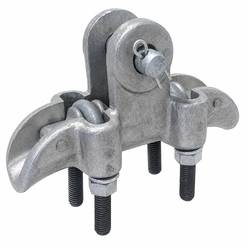 Grapa Suspensión Cable 4-4/0 2 Ues (6,5 Mm - 14,3 Mm) (Grapa Suspensión Alumoweld 3 No. 8 Y 7 No. 5)