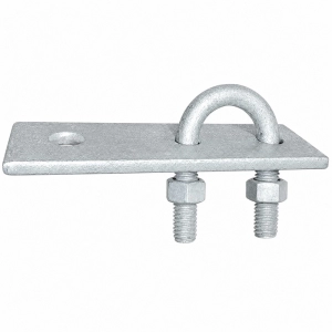 Platina Grillete Brazo Luminaria 1 Pulgada