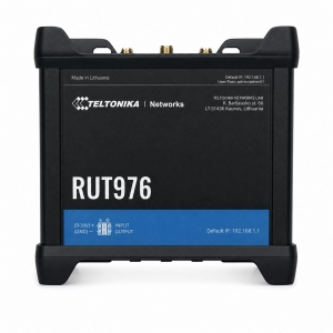 Router Industrial 4x RJ45,1x USB-A,1x DB9,
1x Micro SD,1x 6 pines serial