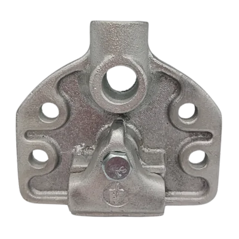 Base Captadora Cuadrada Universal Aluminio Doble Punta Rosca 5/8