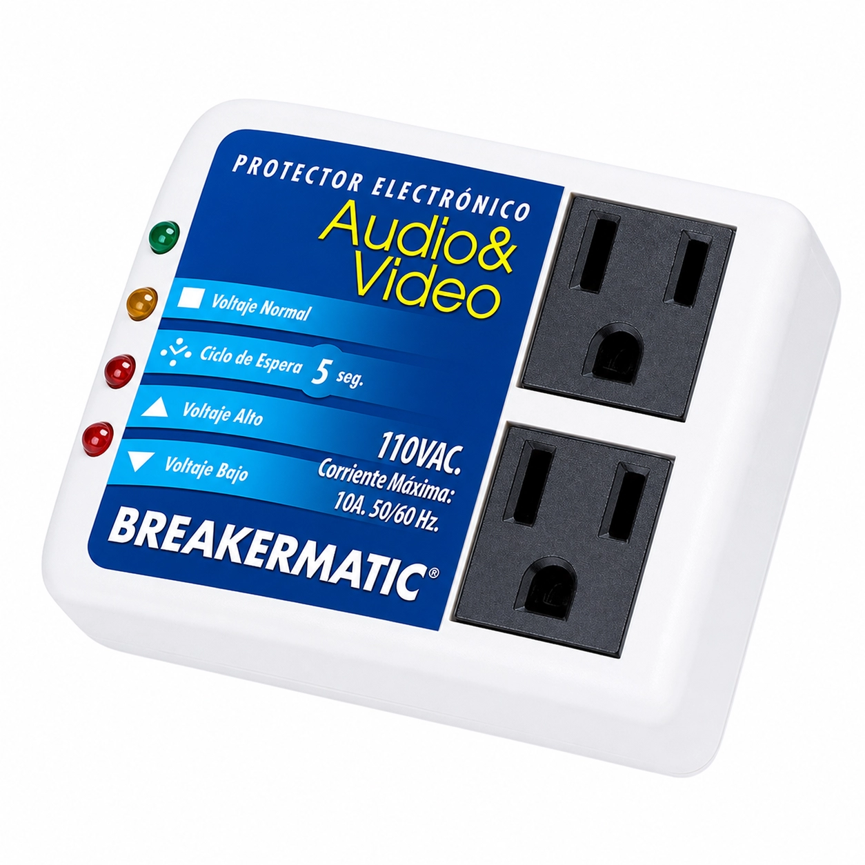 Protector Para Equipos De Audio Y Video 110V 10A Pau 110-00