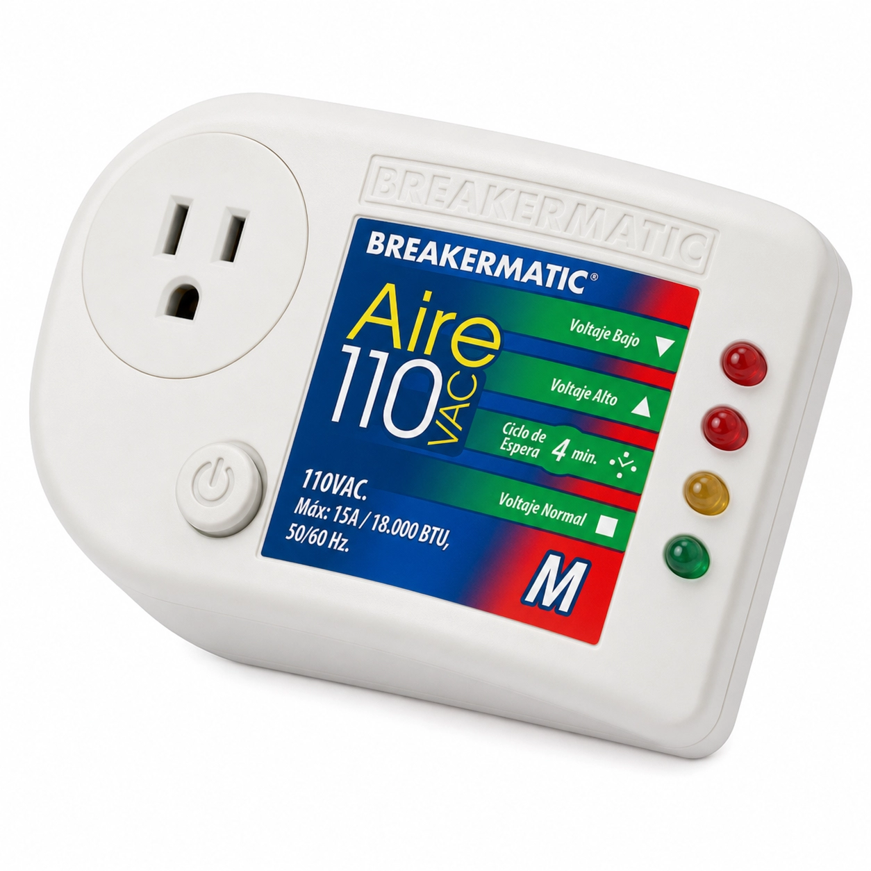 Protector Para Aires Acondicionados 1HP 110V/Ajustable 15A PIN110-M