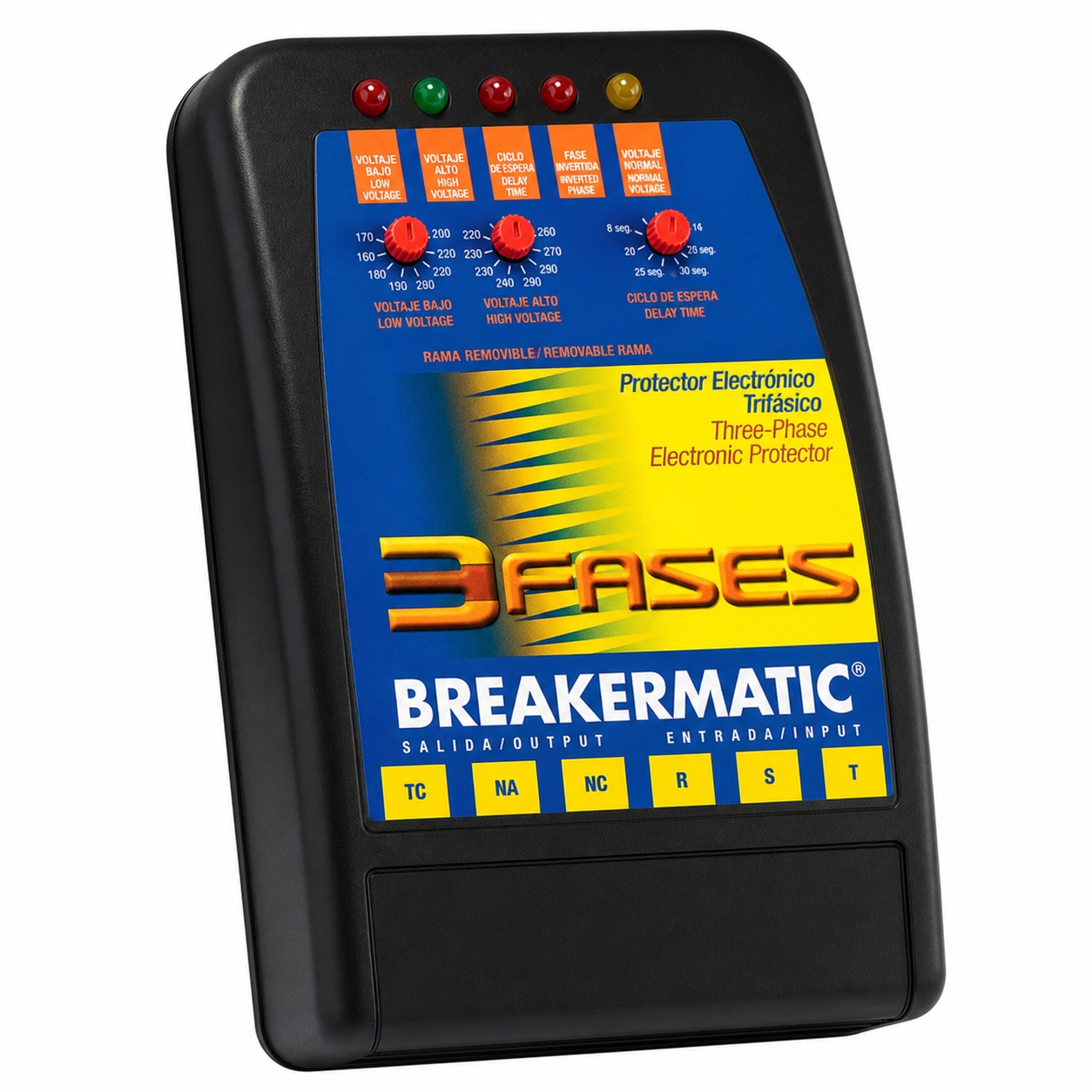 Protector 3PH 220V 5A Ajustable PTE208-A
