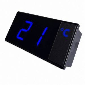 Termometro Digital Display 30mm 110-220 V Azul TED300-MVA