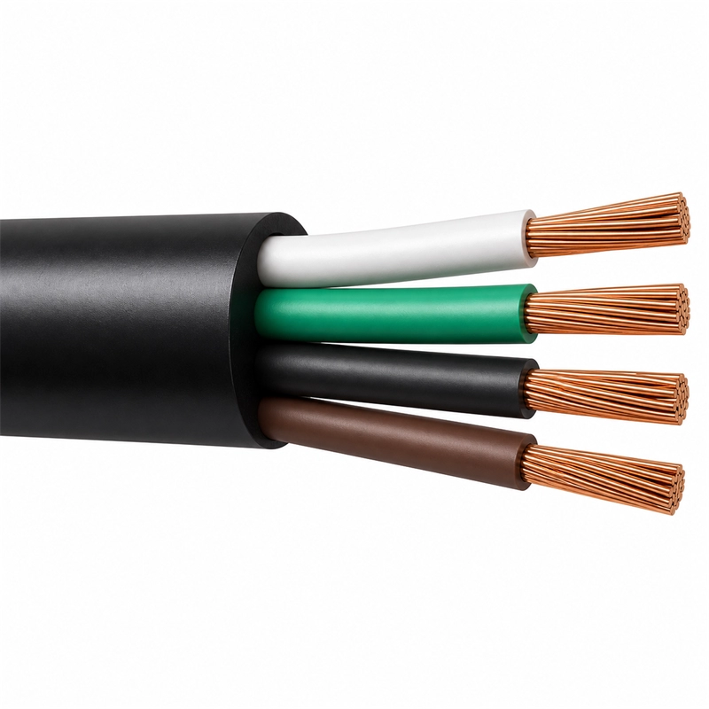 Cable Encauchetado Libre De Halogenos STF LS 4X16AWG