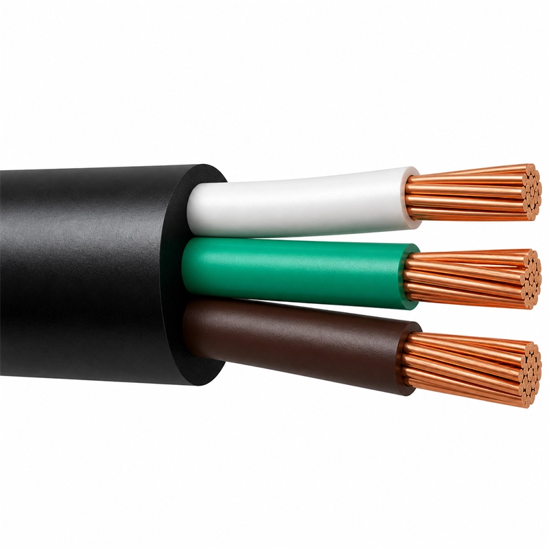 Cable Encauchetado Libre De Halogenos STF LS 3X8AWG