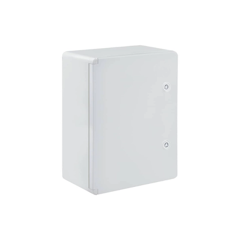 Gabinete ABS Opaca Con Placa Plástico 250x350x150mm Gris