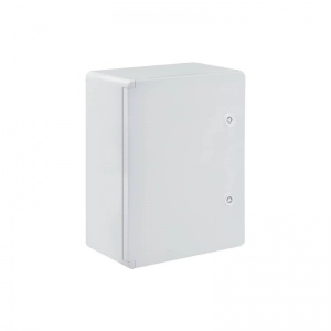 Gabinete ABS Opaca Con Placa Plástico 250x350x150mm Gris