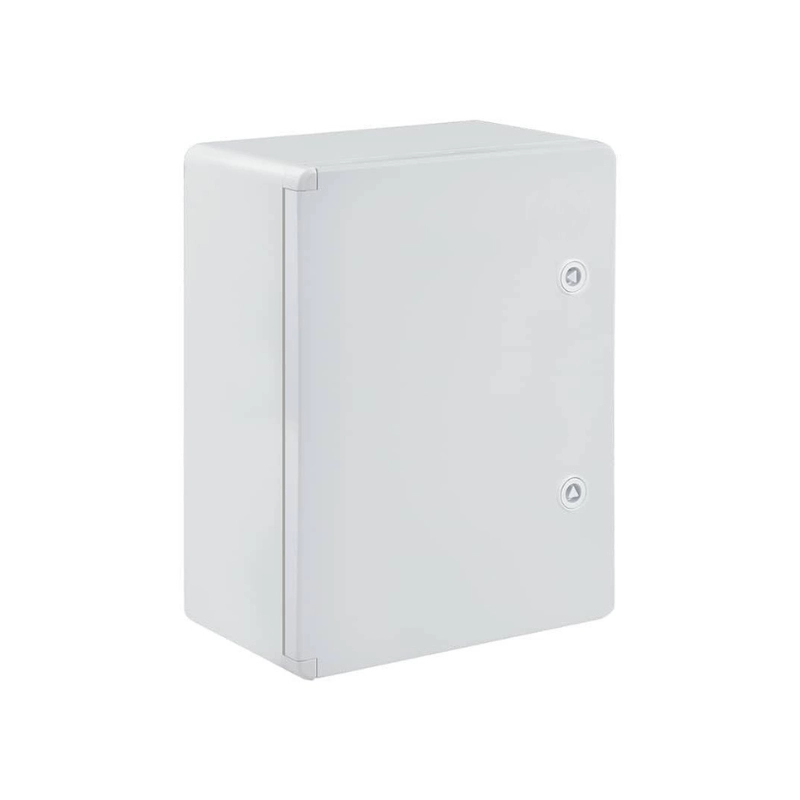 Gabinete ABS Opaca Con Placa Plástico 300x400x170mm Gris