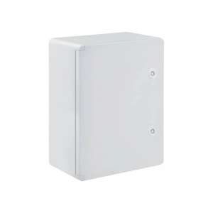 Gabinete ABS Opaca Con Placa Plástico 300x400x170mm Gris