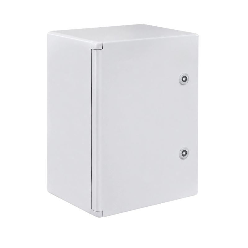 Gabinete ABS Opaca Con Placa Plástico 300x400x220mm Gris