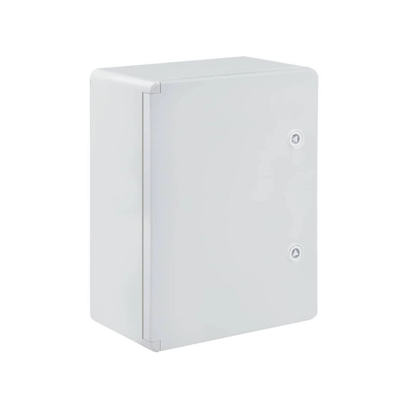 Gabinete ABS Opaca Con Placa Plástico 350x500x190mm Gris