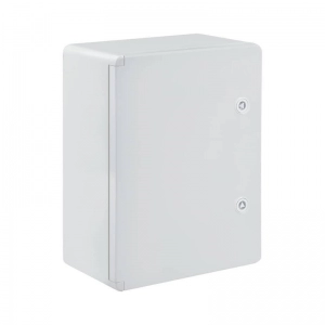 Gabinete ABS Opaca Con Placa Plástico 400x500x180mm Gris