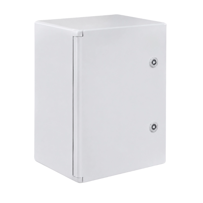 Gabinete ABS Opaca Con Placa Plástico 400x500x240mm Gris
