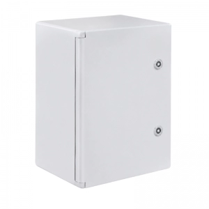 Gabinete ABS Opaca Con Placa Plástico 400x500x240mm Gris
