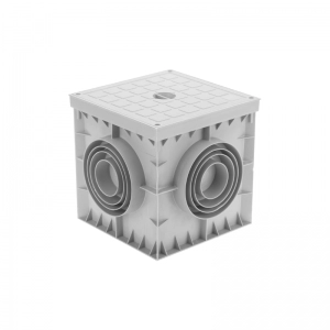 Caja De Inspección 200x200x200mm Gris