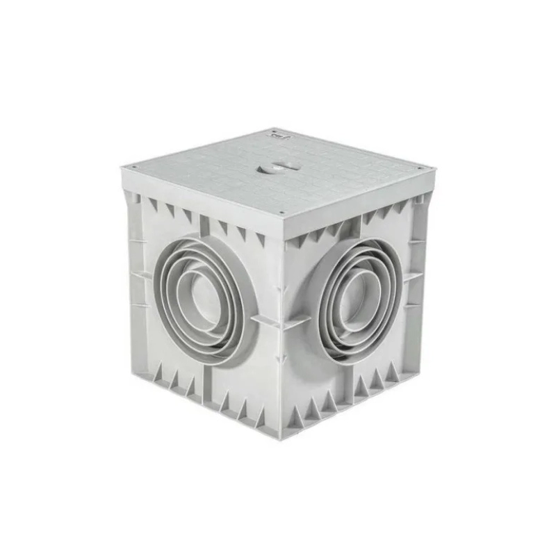 Caja De Inspección 300x300x300mm Gris