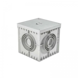 Caja De Inspección 300x300x300mm Gris