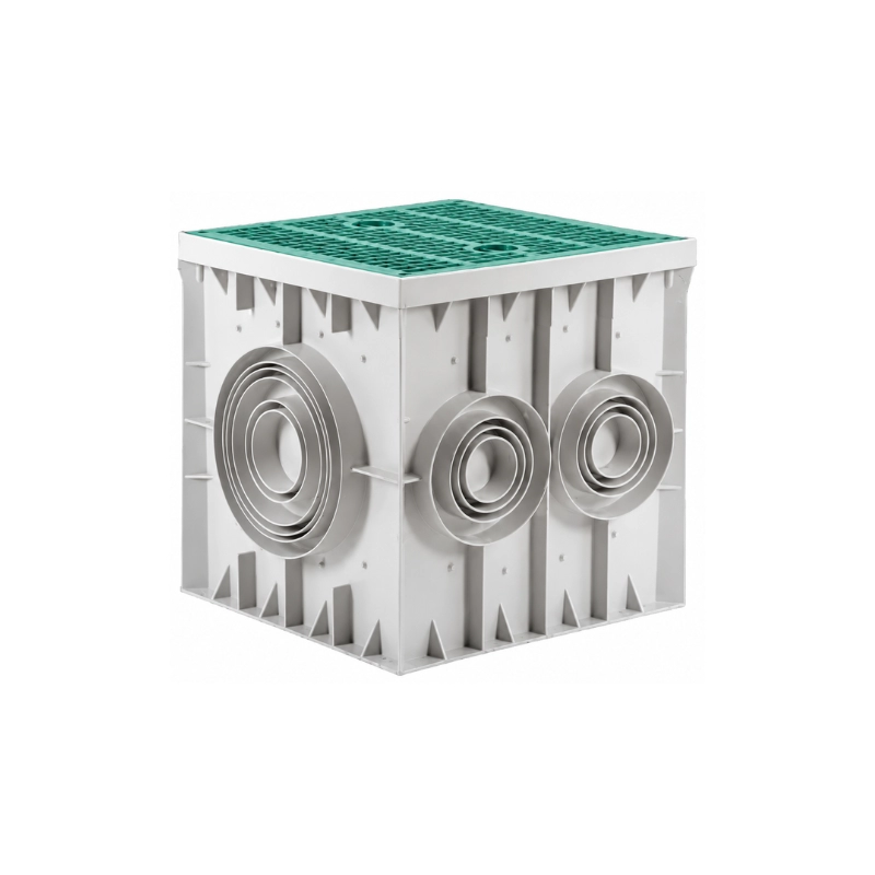Tapa Verde Para Caja De Inspección 300x300x300mm