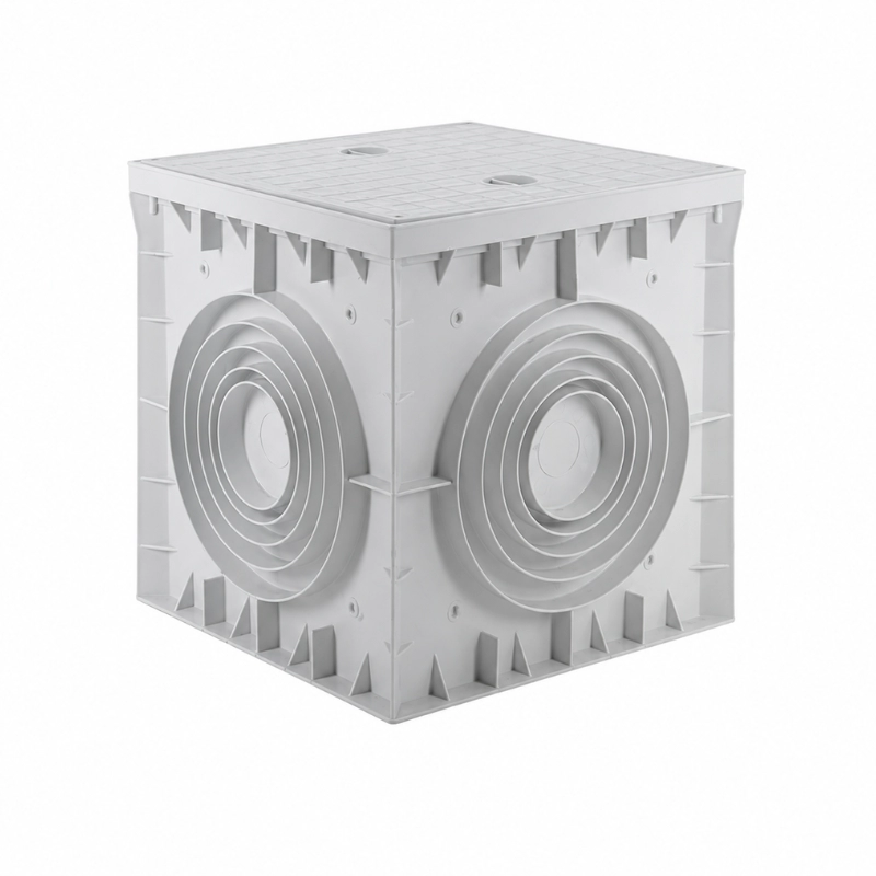 Caja De Inspección 550x550x500mm Gris