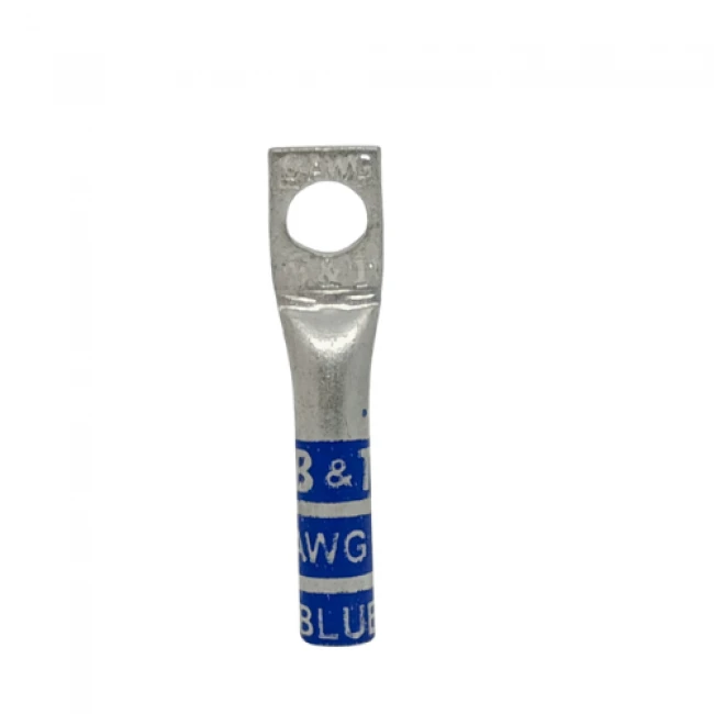 Terminal En Cobre Estañado 6 AWG 1/4