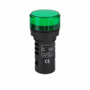 Piloto LED verde 22mm 90-265VAC (Sn) LD11S224M3