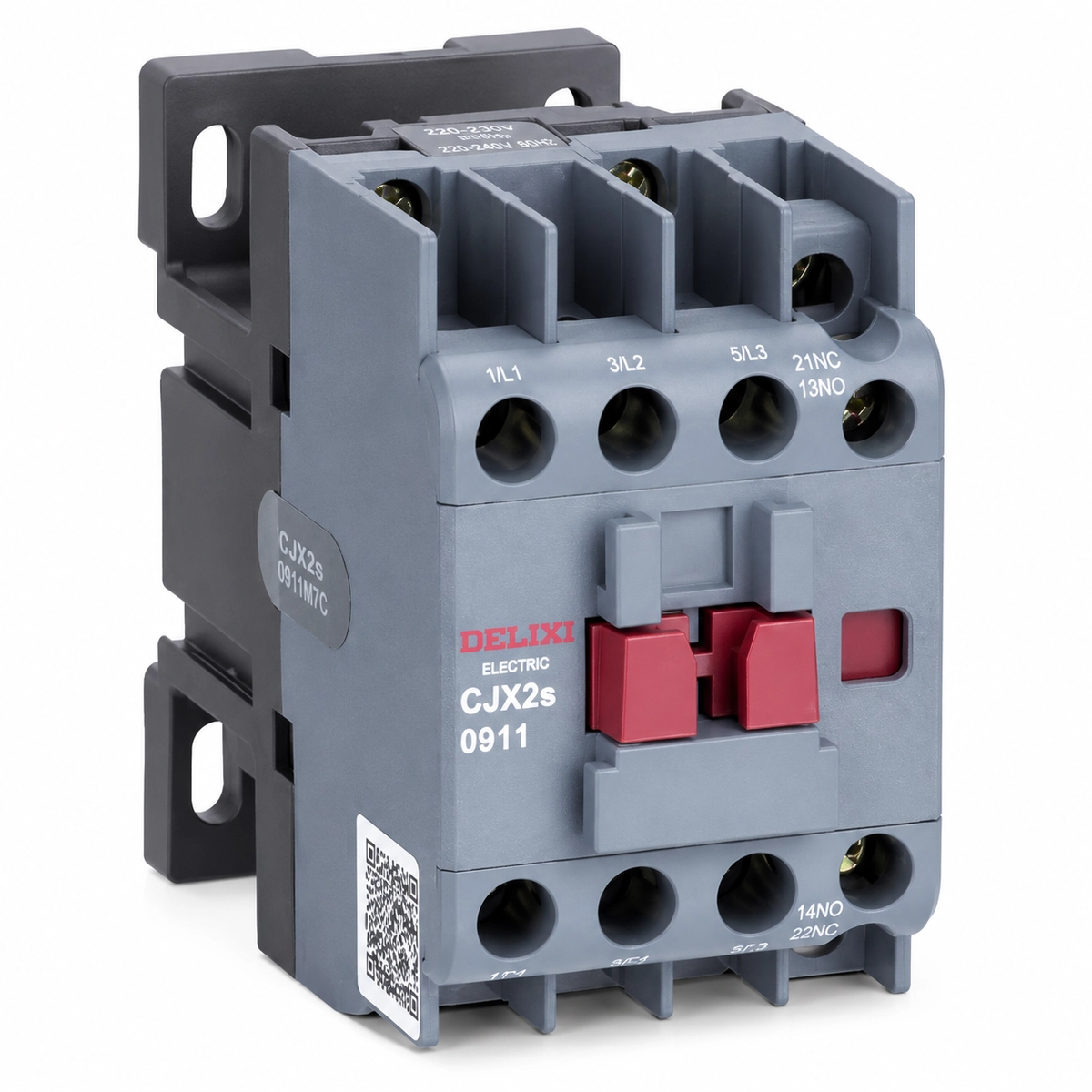 Contactor tripolar 18A bobina 24V 3P (Sn) CJX2s-1810B7