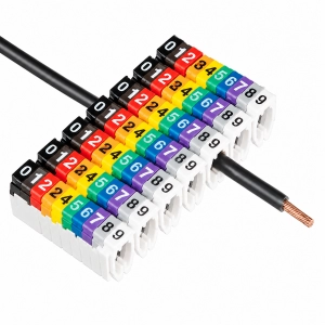 Marcador para cable tipo clip 