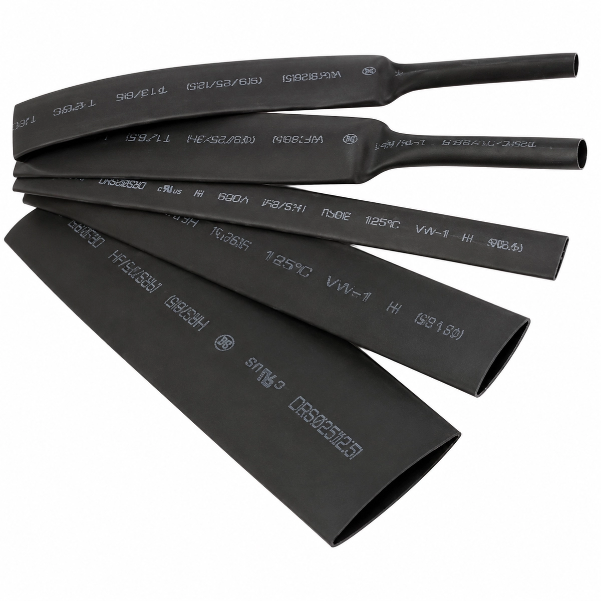 Termoencogible 50-25mm negro (Sn) RSFR-H50.0
