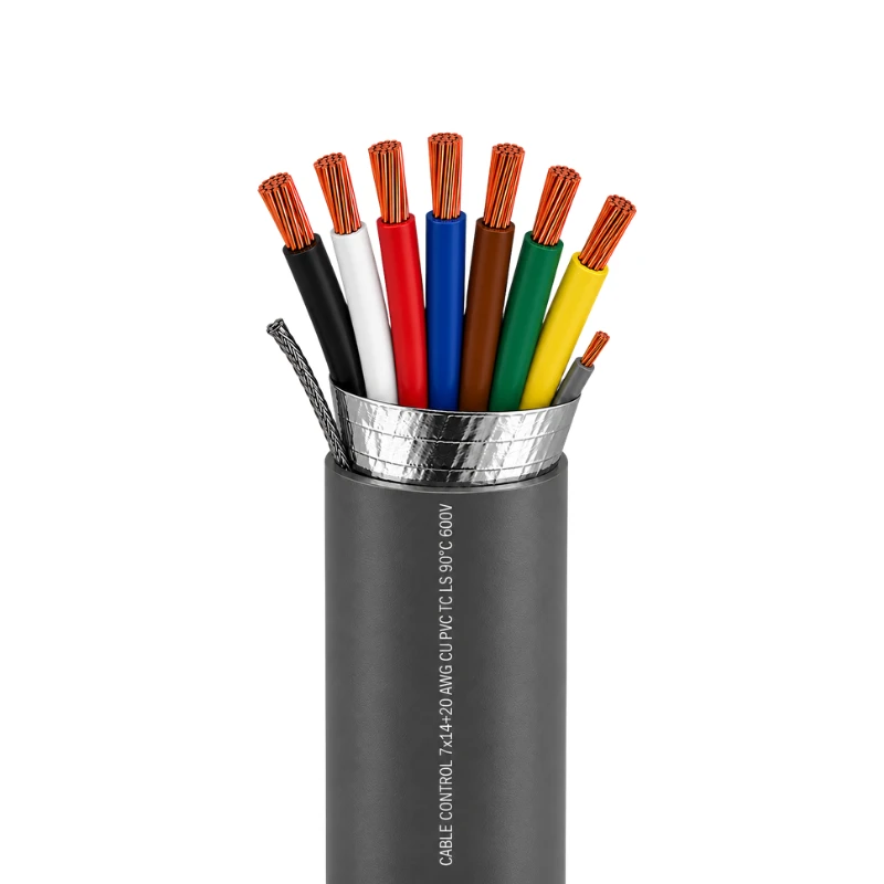 Cable Control 7x14+20 AWG Cu Pvc Tc Ls 90°c 600v