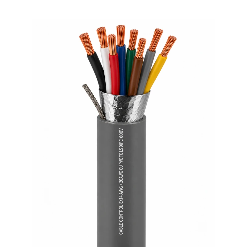 Cable Control 8x14+20 AWG Cu Pvc Tc Ls 90°c 600v