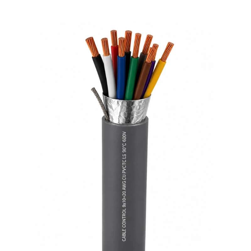 Cable Control 10x12+20 AWG Cu Pvc Tc Ls 90°c 600v