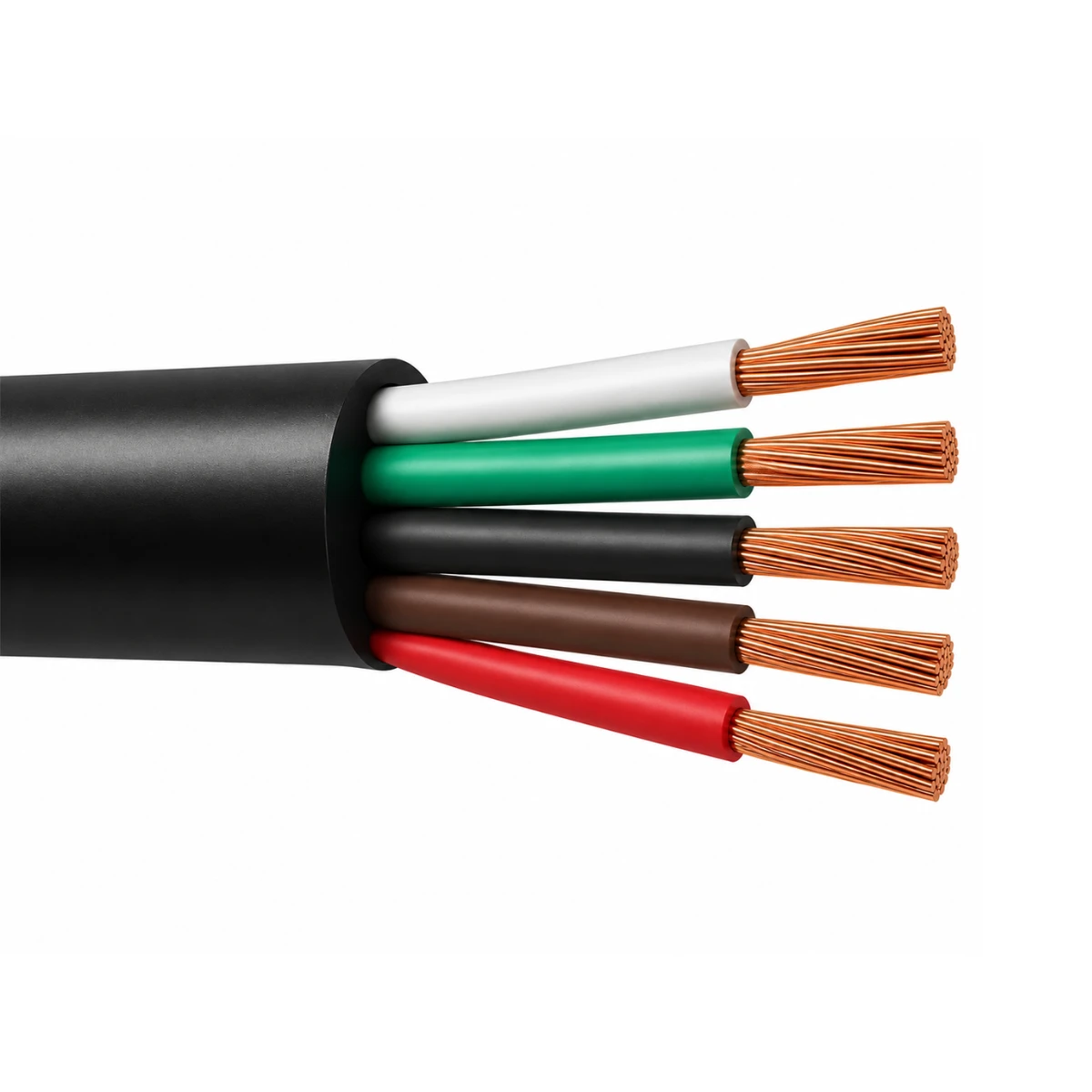 Cable Encauchetado Libre De Halogenos STF LS 5X16AWG