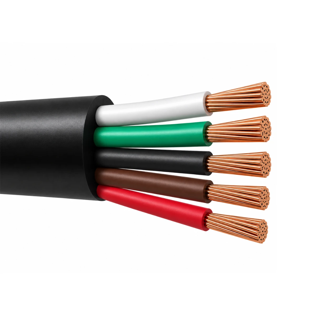 Cable Encauchetado Libre De Halogenos STF LS 5X14AWG