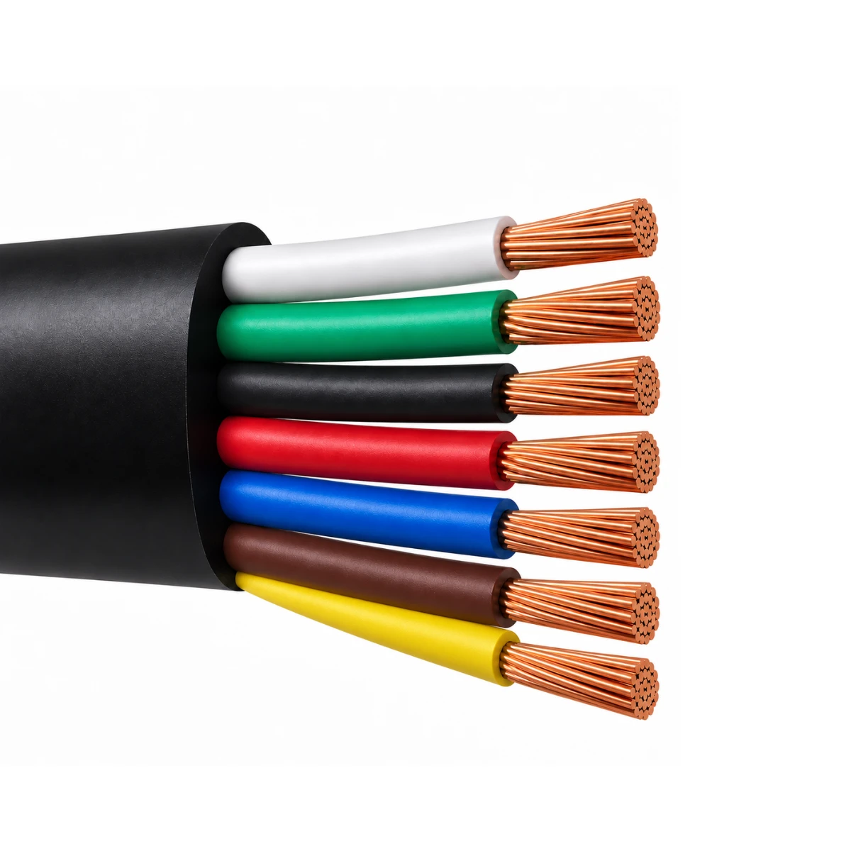 Cable Encauchetado Libre De Halogenos STF LS 7X14AWG
