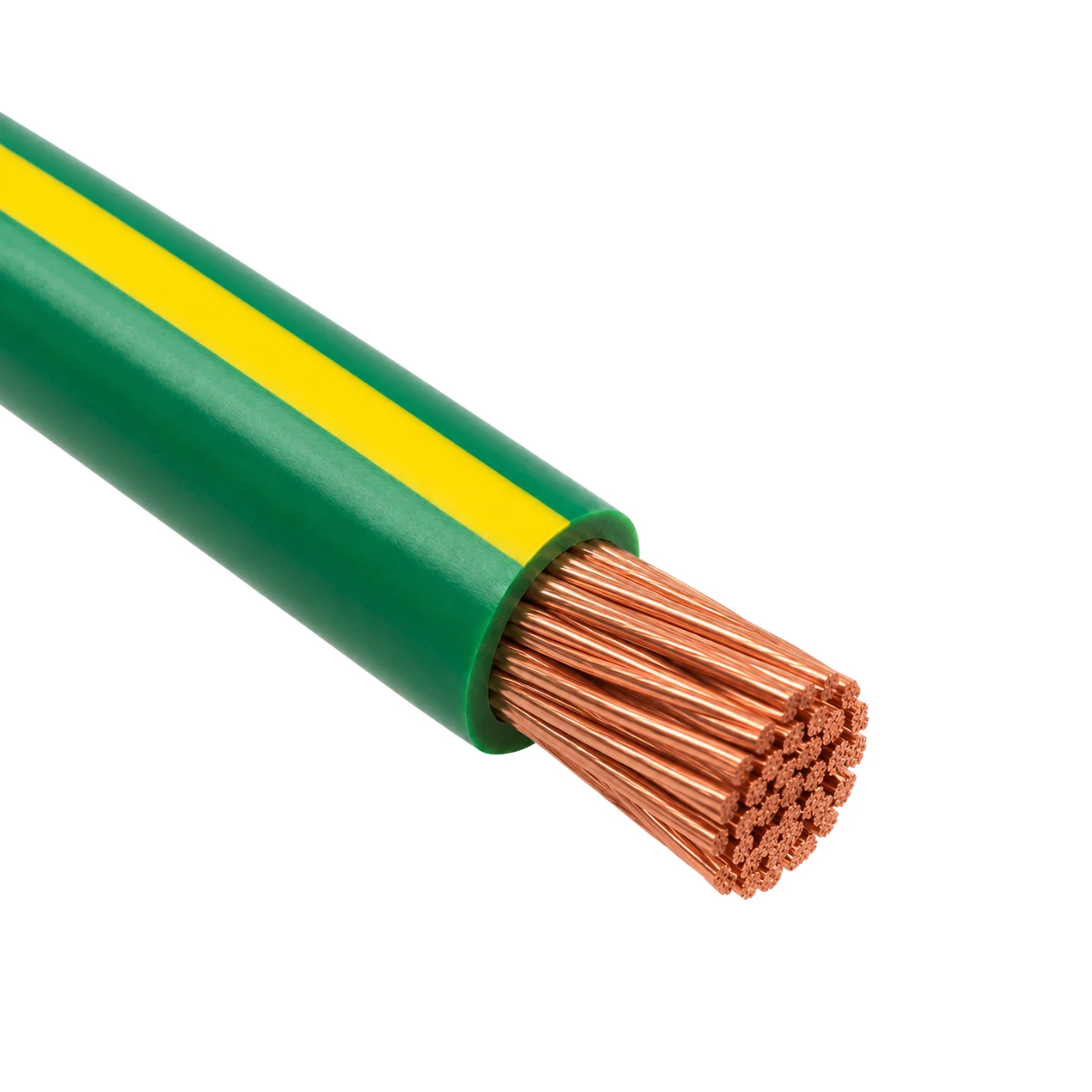 Cable soldador 1/0AWG Cu PVC 105C600V Verde/Amarillo